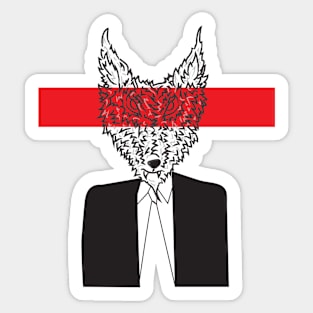 Wolf in Men's Clothing 4 Sticker